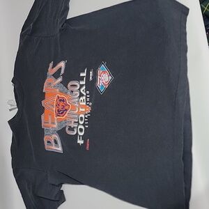Vintage Chicago Bears Shirt Mens XL Black Football Trench Ultra NFL 75th 90s